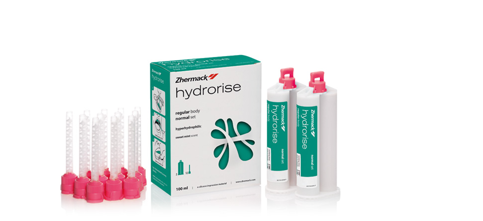 Zhermack Hydrorise Regular Body Normal Set  2x50 ml cartridges + 12 pink mixing tips